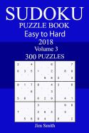 Portada de 300 Easy to Hard Sudoku Puzzle Book 2018
