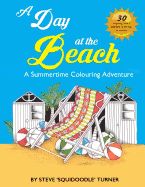 Portada de A Day at the Beach: A Summertime Coloring Adventure by Squidoodle