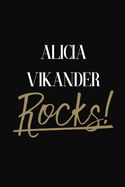 Portada de Alicia Vikander Rocks!: Alicia Vikander Diary Journal