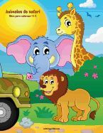 ANIMALES DE SAFARI LIBRO PARA COLOREAR 1 & 2 - NICK SNELS - 9781723276774