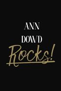 Portada de Ann Dowd Rocks!: Ann Dowd DIARY JOURNAL NOTEBOOK