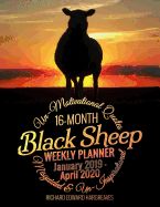 Portada de Black Sheep 16 Month 2019-2020 Weekly Planner: Un-Motivational Quotes Misguided & Un-Inspirational - Daily Diary Monthly Yearly Agenda Calendar Large