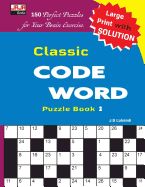 Portada de Classic Code Word Puzzle Book