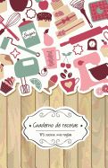 Portada de Cuaderno de Recetas En Blanco: Pastelería