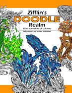 Portada de Doodle Realm: Libro Surrealista de Colorear