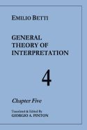 Portada de General Theory of Interpretation: Chapter Five (Vol. 4)