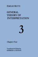 Portada de General Theory of Interpretation: Chapter Four