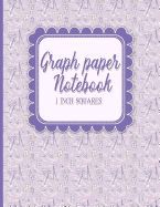 Portada de Graph Paper Notebook: 1 Inch Squares: Blank Graphing Paper - Square Grid Paper Journal, Perfect For The School Or Office!