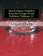 Portada de Hard Super Sudoku Puzzles Large Print Edition Volume 11