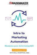Portada de Intro to Marketing Automation: Maximize Your Advertising Roi
