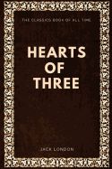 Portada de Jack London - Hearts of Three