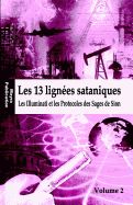 Portada de Les 13 Lignees Sataniques: Les Illuminati Et Les Protocoles Des Sages de Sion