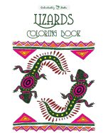Portada de Lizards Coloring Book