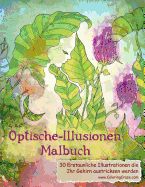 Portada de Optische-Illusionen-Malbuch: 30 Erstaunliche Illustrationen, Die Ihr Gehirn Austricksen Werden