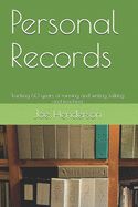 Portada de Personal Records: Tracking 60 Years of Running and Writing, Talking and Teaching