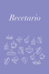 Recetario: Libreta a rayas pequeña, libro de recetas en blanco