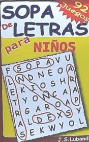 Portada de Sopa de Letras Para Ninos