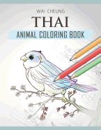 Portada de Thai Animal Coloring Book