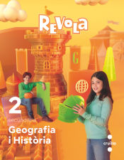 Portada de Geografía i Història. 2 Secundaria. Revola