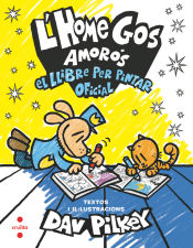 Portada de L'Home Gos amorós. El llibre per pintar oficial