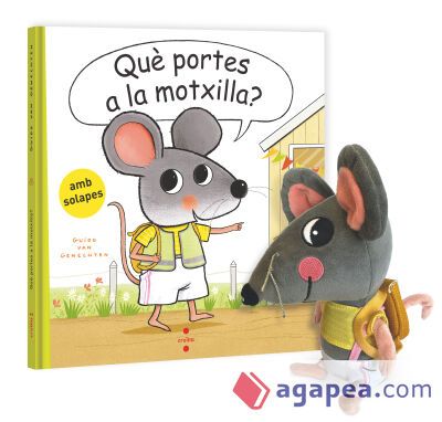 Lot Qu&egrave; portes a la motxilla amb nino