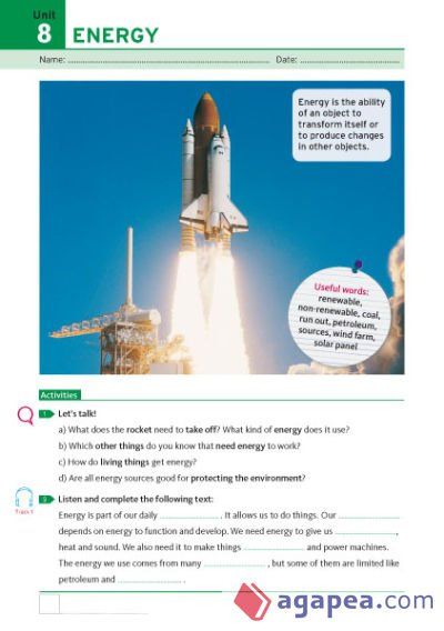 Quadern CIUS. Unitat 8. Coneixement del medi AICLE. 6 Prim&agrave;ria. Projecte 3.16