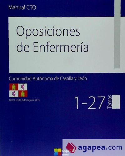 Manual CTO Oposiciones de Enfermería de la Comunidad Autónoma de Castilla y León