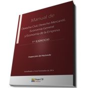 Portada de Temas de Derecho Civil y Mercantil, Economía General y de la Empresa. Primer ejercicio (Inspección de Hacienda)