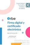 CTRD0054 (FCOI0054) FIRMA DIGITAL Y CERTIFICADO ELECTR&Oacute;NICO