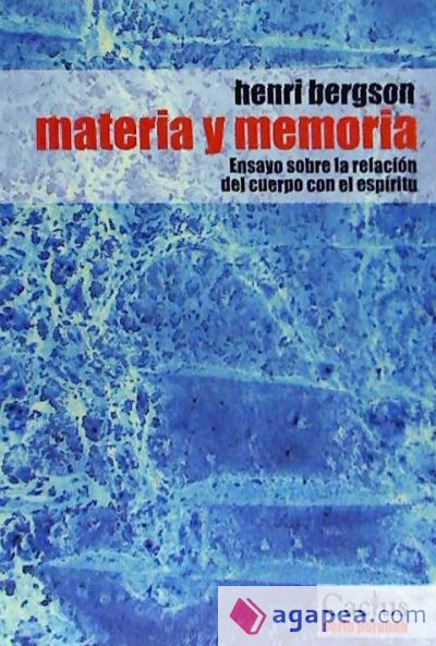 Materia y memoria