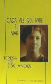 Cada vez que mire el mar. Teresa de los Andes