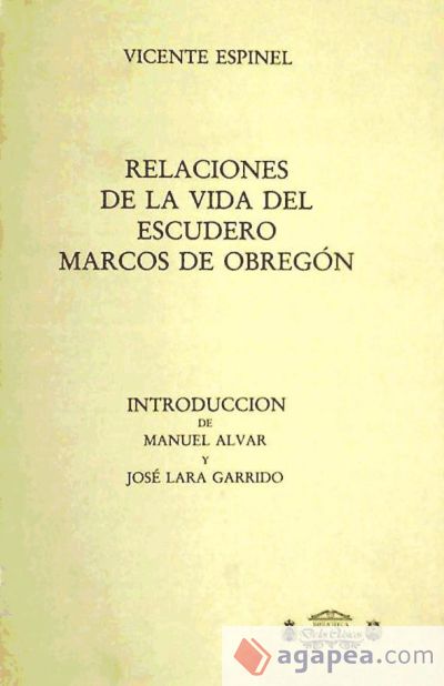 Vida del escudero Marcos de Obregón