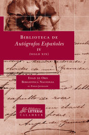 Portada de Biblioteca de Autógrafos Españoles, IV (Siglo XIX)