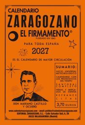 Portada de Calendario Zaragozano 2027