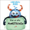 Calendario de pared Vive un año monstruoso 2020