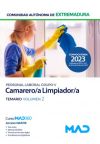 Camarero/a-Limpiador/a (Personal Laboral Grupo V). Temario volumen 2. Comunidad Autónoma de Extremadura