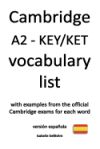 Cambridge A2 - Key/Ket Vocabulary List (Versión Española)