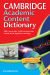 Cambridge Academic Content Dictionary Paperback With Cd-Rom