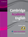 Cambridge Academic English B2 Upper Intermediate Teacher's Book: An Integrated Skills Course For Eap