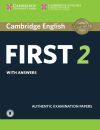 Cambridge English First 2 Student's Book with Answers and Audio