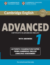 Portada de Cambridge English Advanced 1. Student's Book with Answers