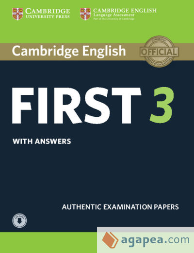 Cambridge English First 3. Student's Book with answers with Audio