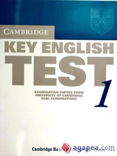 CAMBRIDGE KEY ENGLISH TEST 1 ST 2ª