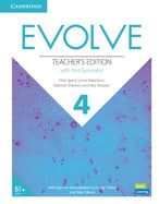 Portada de Evolve 4 (B1+). Teacher's edition with test generator