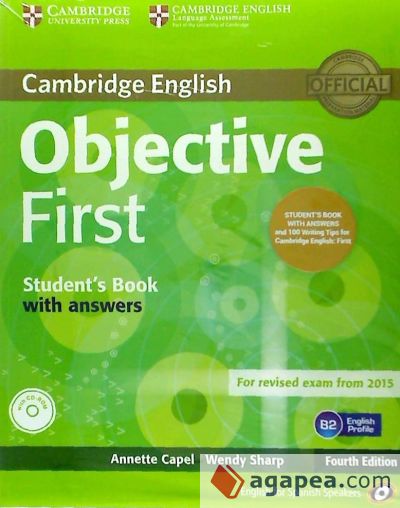 Objective First (4th ed.) Student's Book with Answers with CD-ROM (FCE 2015)