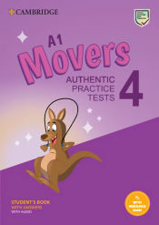 Portada de "" A1 Movers 4. Practice Tests with Answers, Audio and Resource Bank
