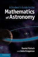 Portada de A Studentâ€™s Guide to the Mathematics of Astronomy