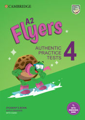 Portada de A2 Flyers 4. Practice Tests with Answers, Audio and Resource Bank