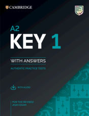 Portada de A2 Key 1 for the Revised 2020 Exam. Student's Book with Answers with Audio with Resource Bank