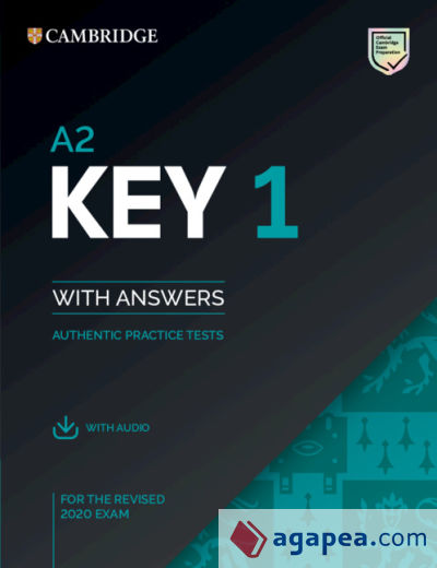 A2 Key 1 for the Revised 2020 Exam. Student's Book with Answers with Audio with Resource Bank